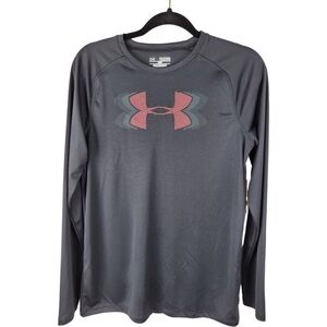 Under Armour Teen Long Sleeve Heat Gear Loose Fit active shirt size YXL